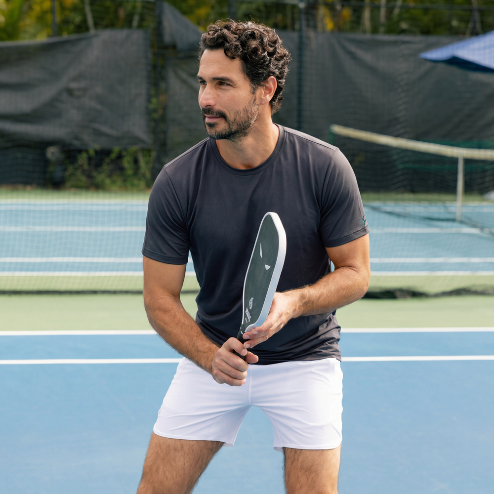 Black Henley T-Shirt